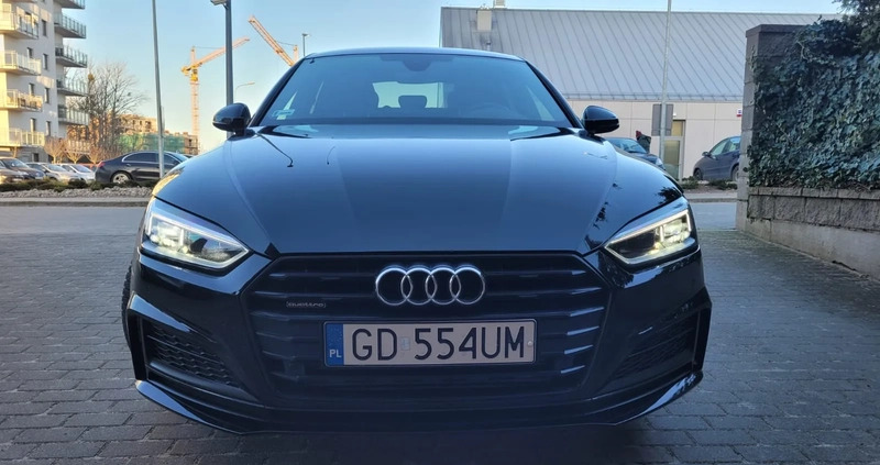 Audi A5 cena 155000 przebieg: 86000, rok produkcji 2019 z Gdańsk małe 211